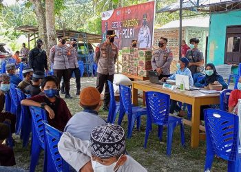Gerai Vaksinasi TNI-POLRI Layani di Ponpes Al-Manshuroh Poso, Ini Tujuannya