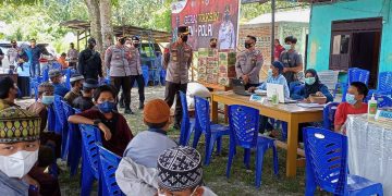 Gerai Vaksinasi TNI-POLRI Layani di Ponpes Al-Manshuroh Poso, Ini Tujuannya