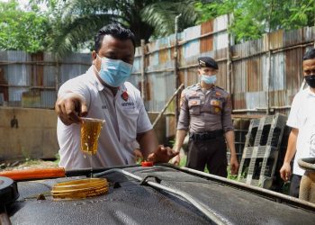 Polda Jambi Berhasil Amankan Enam Ton BBM Ilegal di Lingkar Barat Kota Jambi