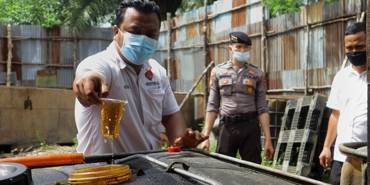 Polda Jambi Berhasil Amankan Enam Ton BBM Ilegal di Lingkar Barat Kota Jambi