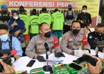 Polisi Berhasil Gagalkan Peredaran Narkoba Jenis Sabu-sabu Sebanyak 9,4 Kg