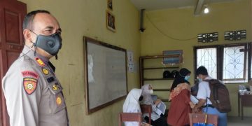 Polres Kubu Raya buka Gerai Vaksinasi Polri Presisi di SMK BINA PUTRA Sungai Raya