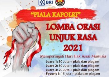 Polri Gelar Lomba Orasi Unjuk Rasa 2021 dalam Rangka Hari Hak Asasi Manusia (HAM)