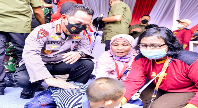 Kapolri Beri Dukungan Psikososial ke Anak Terdampak Covid-19