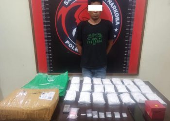 Tangkap Pengedar Narkoba, Polres Kutim Amankan 21.000 Pil Double L