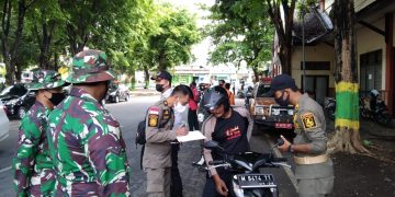 Tim Operasi Yustisi Gabungan Patroli PPKM Level 3 di Sumenep