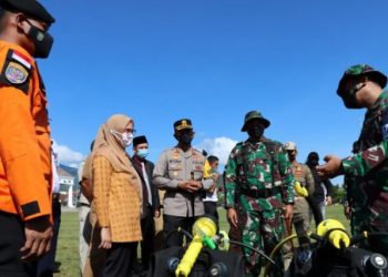 TNI-Polri Siap Siaga Penanggulangan Bencana Alam di Palopo