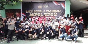 11 Tahun Mengabdi, Alumni Akpol 2010 Gelar Vaksinasi untuk Anak 6-11 Tahun dan Bagikan 1.000 Paket Bansos