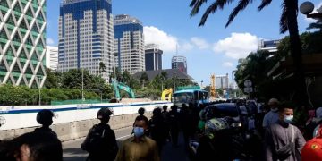 Polisi Bubarkan Massa Reuni 212 di Kebon Sirih