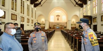 Antisipasi Cegah Virus Omicron di Surabaya, Polrestabes Perketat Prokes di Gereja dan Stasiun