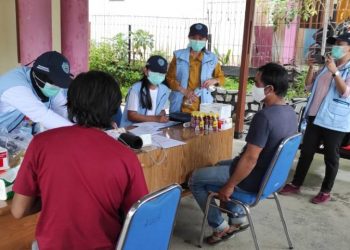 Gerai Vaksin Polres Tolikara Terus Berikan Pelayanan Bagi Masyarakat