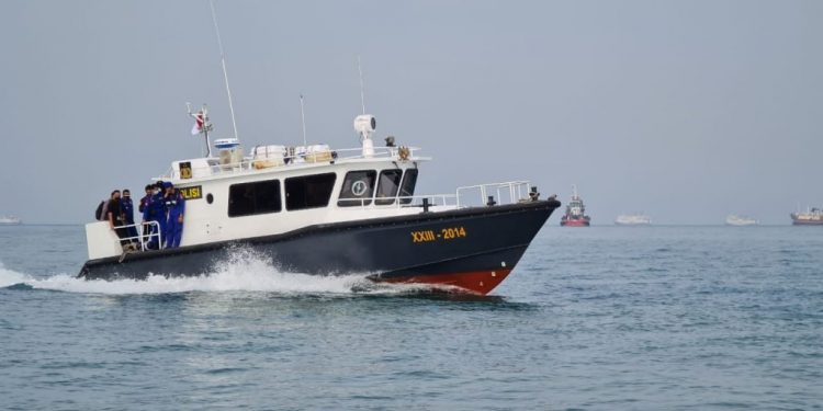 Ditpolairud Polda Banten Lakukan Patroli Cegah Kejahatan di Perairan