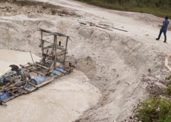 Polres Sintang Amankan Penambangan Emas Illegal