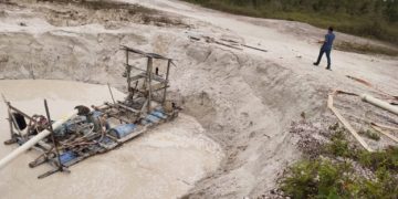 Polres Sintang Amankan Penambangan Emas Illegal