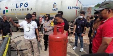20 Ton Penyelundupan Gas Elpiji di Bongkar Polda Jabar