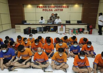 327 kasus perjudian berhasil di ungkap Polda Jatim
