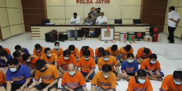 327 kasus perjudian berhasil di ungkap Polda Jatim