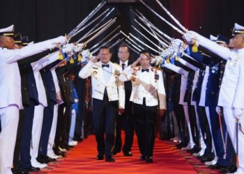 Kapolri Bersama Panglima Hadiri Penganugerahan Soedirman Awards 2023