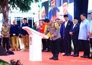 Kapolri dan Panglima TNI Menandatangani Deklarasi Kampanye Damai Pemilu 2024