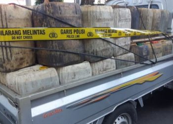 Ditreskrimsus Polda Sulut Ungkap Penyalahgunaan Solar Bersubsidi di Poyowa Besar Satu