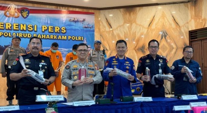 Operasi Penggagalan Penyelundupan Bibit Lobster Senilai 19 Miliar Oleh Polri dan KKP Terungkap di Bogor