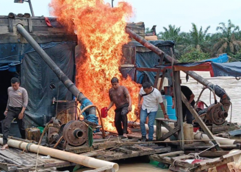 penindakan terhadap Penambangan Tanpa Izin di Kabupaten Kuantan Singingi