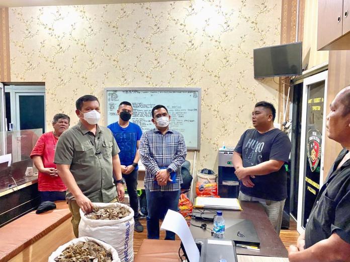 Polda Sumut Gagalkan Penjualan 150 Kg Sisik Trenggiling Seharga Ratusan Juta