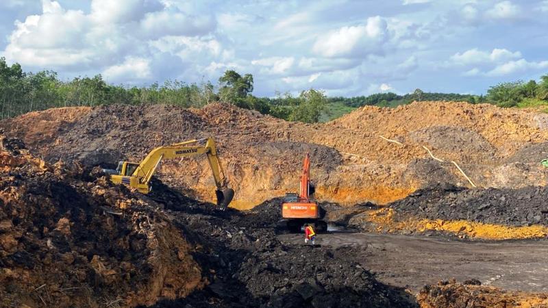Polda Kalsel Bongkar Dua Tambang Batu Bara Ilegal