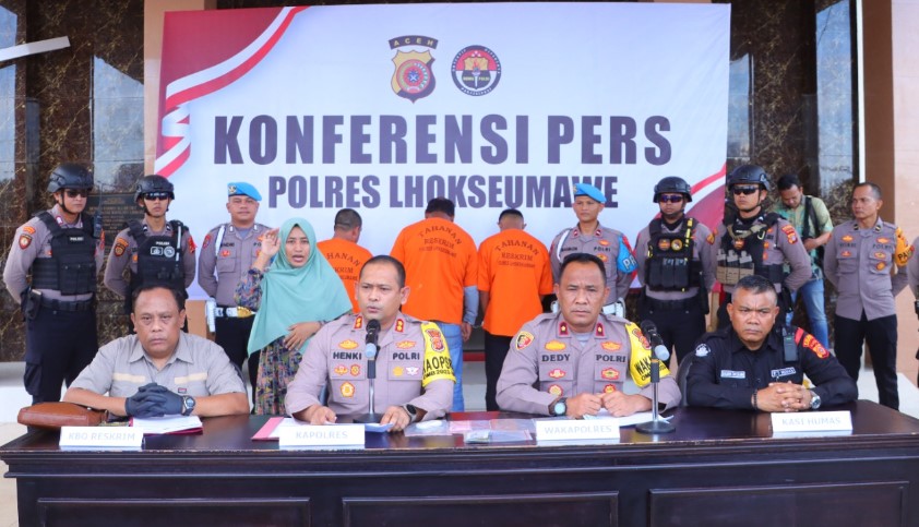Polres Lhokseumawe Gagalkan Pelarian Enam Pengungsi Rohingya